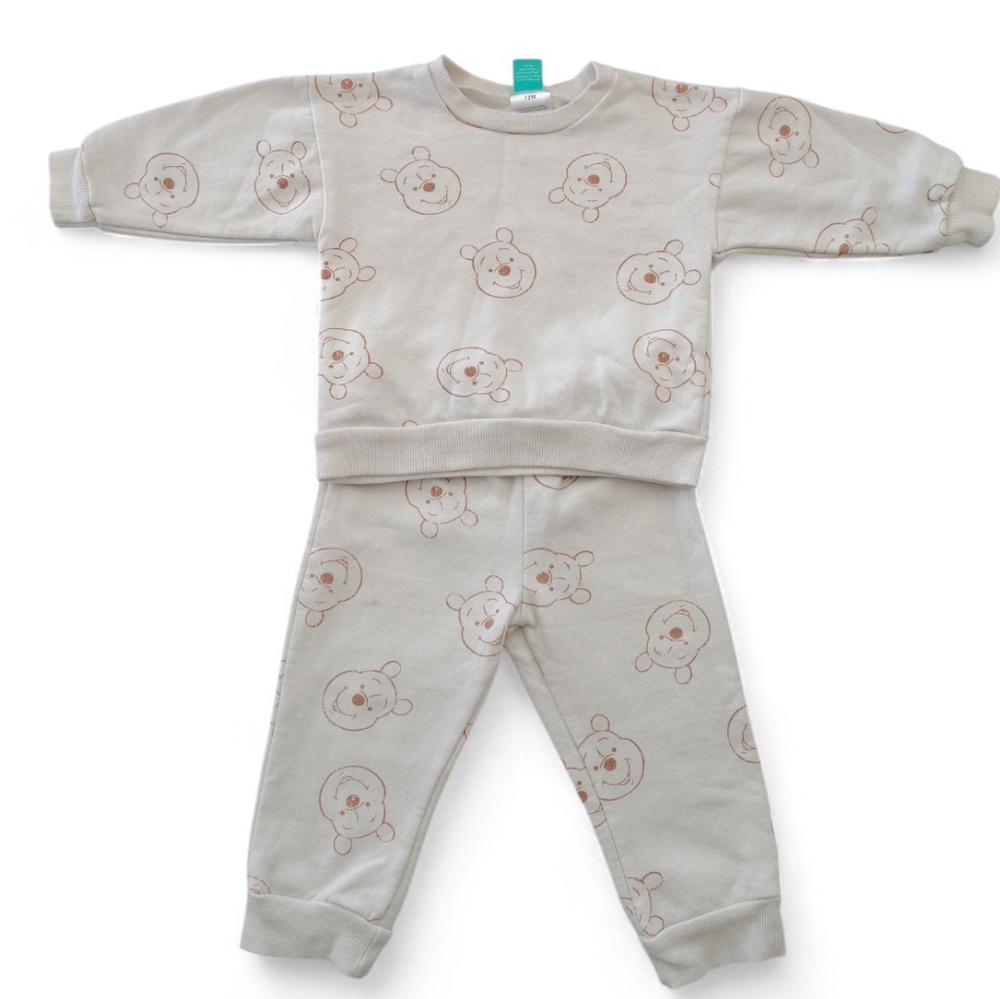 Disney Baby Winnie The Pooh Fleece Top And Bottom Set - 12 Months